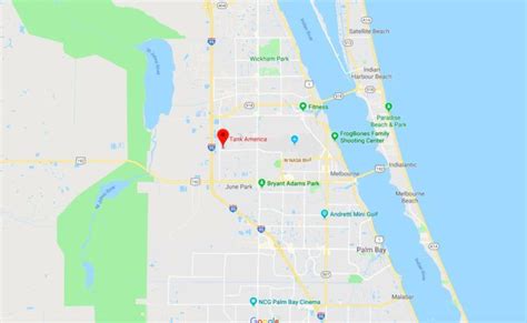 map of west melbourne florida|melbourne florida map google.